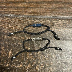 BBC Doctor Who Cord Bracelets Tardis Brillant